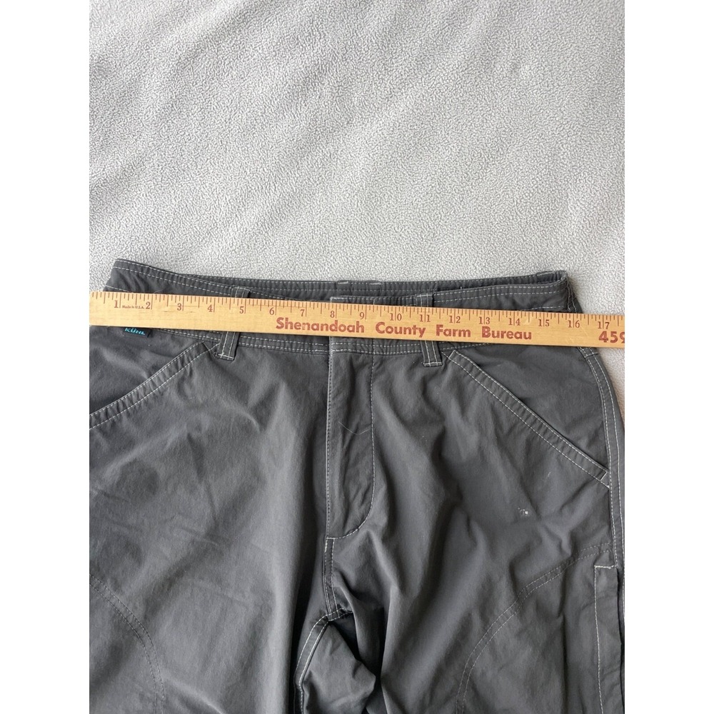 Kuhl Renegade Shorts Mens 32 Gray Performance Cargo Hiking Workwear Nylon - Picture 4 of 11